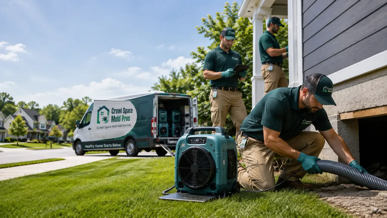 Crawl Space Mold Removal in El Monte, CA